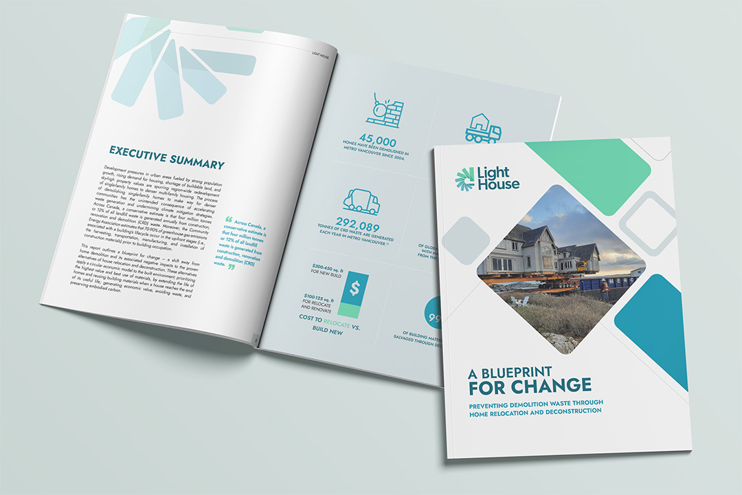 Report Design by KAPOW Creative for Light House Sustainable Building